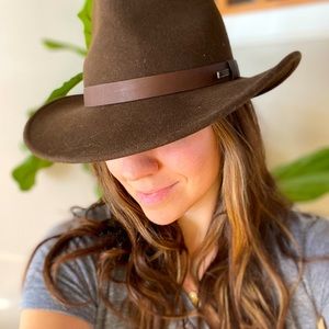 Pendleton brown felt Panama hat